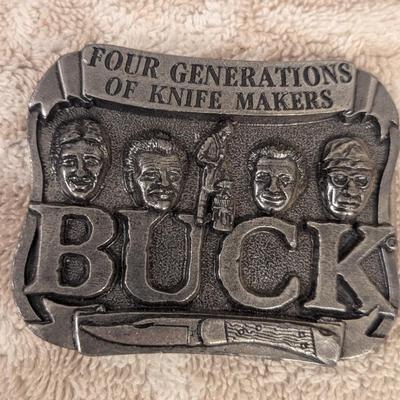 Buck Knives belt buckle