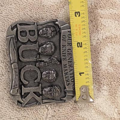 Buck Knives belt buckle