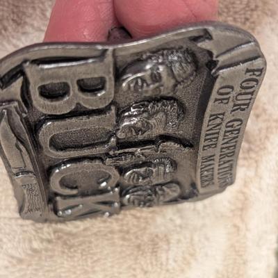 Buck Knives belt buckle
