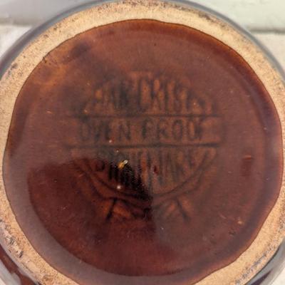 Marcrest Oven proof stoneware mixing bowl Daisy and dot