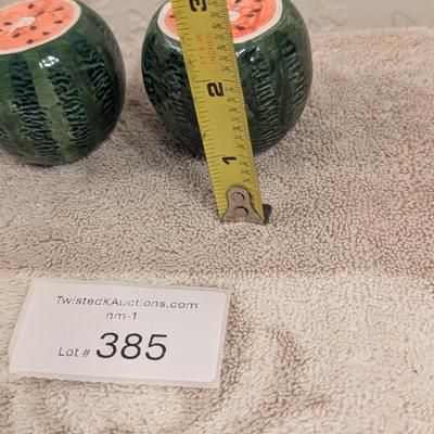 watermelon salt and pepper shakers