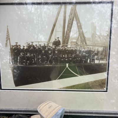 J-24-13 Vintage Naval Cadets' Black & White Photograph