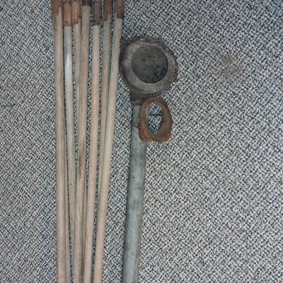 CARRIER FROM PITCHER PUMP TO TANK AND A CULVERT CLEANER