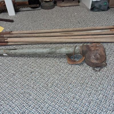 CARRIER FROM PITCHER PUMP TO TANK AND A CULVERT CLEANER