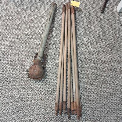 CARRIER FROM PITCHER PUMP TO TANK AND A CULVERT CLEANER