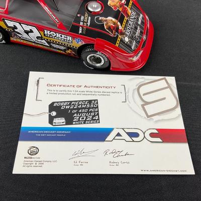 -182- 1:24 SCALE | Bobby Pierce Die Cast | With Coa