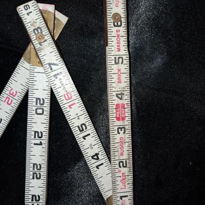 NEW TOOL/HARDWARE CADDY, SPOT LIGHT BULBS, HARDWARE AND FOLDING RULER