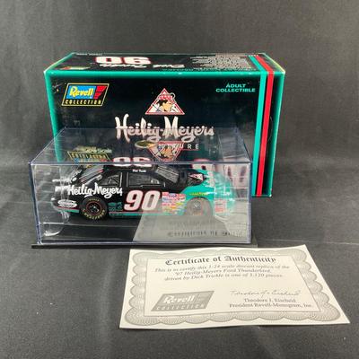 -189- 1:24 SCALE | ‘97 Heilig-Meyers Ford Thunderbird Dick Trickle Die Cast | With Coa
