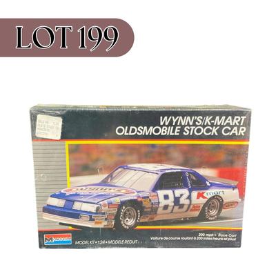 -199- 1:24 SCALE | Wynn’s K-Mart Oldsmobile Stock Car Model Kit | Sealed