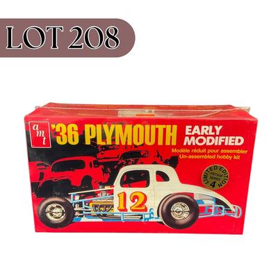 -208- 1:25 SCALE | ‘36 Plymouth Early Modified Model Kit | Sealed