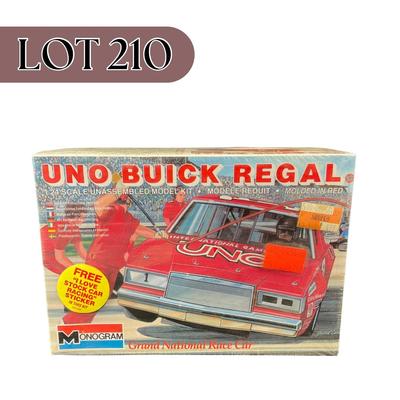 -210- 1:24 SCALE | Uno Buick Regal Model Kit | Sealed