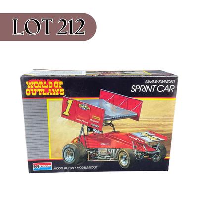 -212- 1:24 SCALE | Sammy Swindell Sprint Car Model Kit | Opened