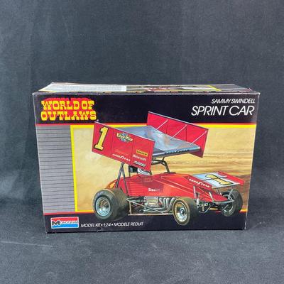 -212- 1:24 SCALE | Sammy Swindell Sprint Car Model Kit | Opened