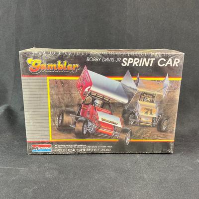 -219- 1:24 SCALE | Bobby Davis Jr. Sprint Car Model Kit | Sealed