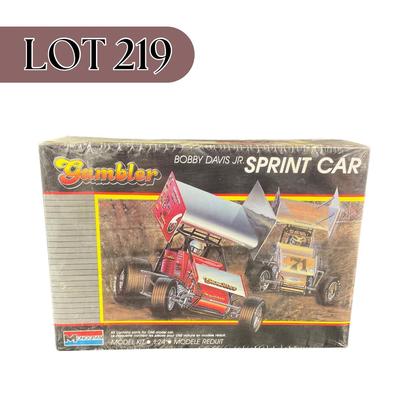 -219- 1:24 SCALE | Bobby Davis Jr. Sprint Car Model Kit | Sealed