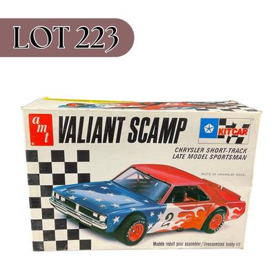 -223- 1:25 SCALE | Valiant Scamp Chrysler Short Track Late Model Kit | Opened