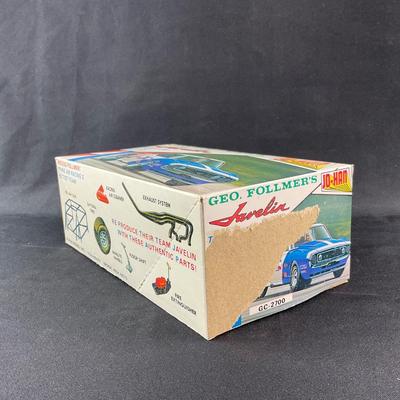 -224- 1:25 SCALE | Geo. Follmer’s Javelin Trans-Am Road Racer Model Kit | Opened