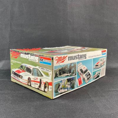 -235- 1:24 SCALE | Miller Mustang Imsa Racer Model Kit | Opened
