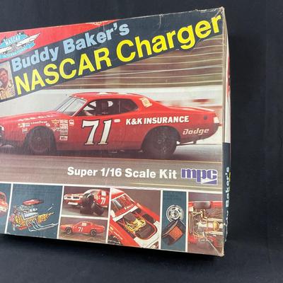 -247- 1:16 SCALE | Buddy Baker’s NASCAR Charger Model Kit | Opened