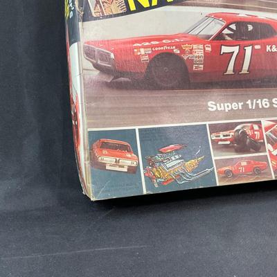 -247- 1:16 SCALE | Buddy Baker’s NASCAR Charger Model Kit | Opened