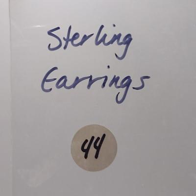 Collection of Sterling Silver Earrings (#44)