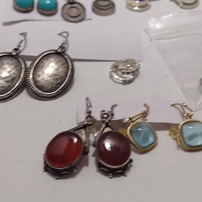 Collection of Sterling Silver Earrings (#44)