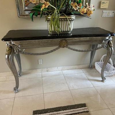 Large Entrance Mirror with console