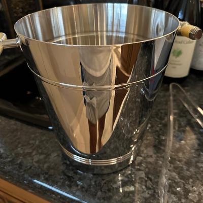 Silver plated ice bucket