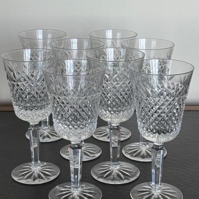 Vintage Lenox Beacon Hill Crystal Water Goblets- set of 8