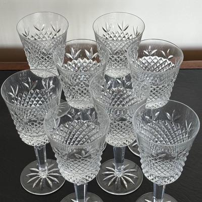 Vintage Lenox Beacon Hill Crystal Water Goblets- set of 8