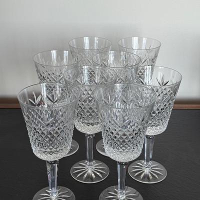 Vintage Lenox Beacon Hill Crystal Wine Glasses- set of 8