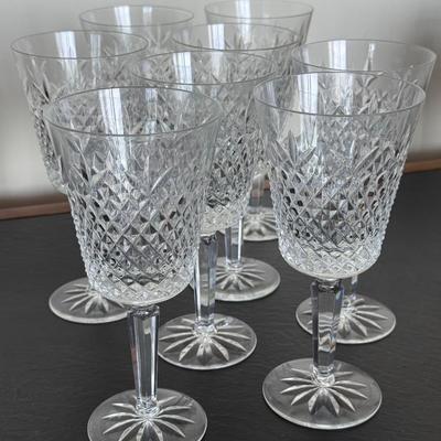 Vintage Lenox Beacon Hill Crystal Wine Glasses- set of 8