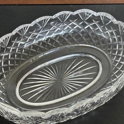 Waterford Crystal Heritage Master Cutter Oval Bowl