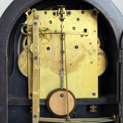 Antique Seth Thomas Westminster Chime Tambour Mantel Clock