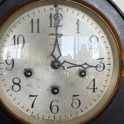 Antique Seth Thomas Westminster Chime Tambour Mantel Clock