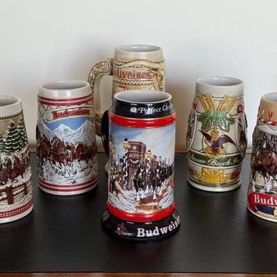 Collectible Budweiser Steins
