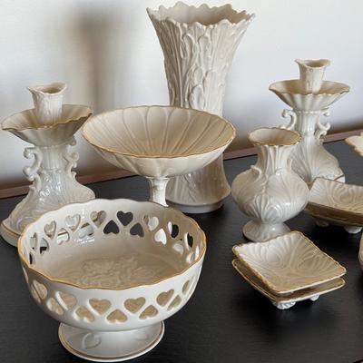 Lenox Assorted 24kt Gold Trim Lot 1