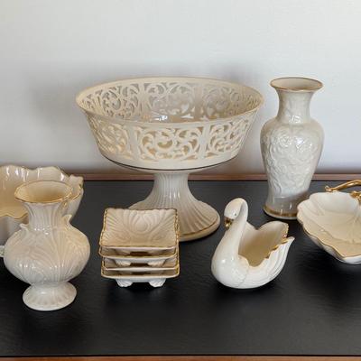 Lenox Assorted 24kt Gold Trim Lot 2