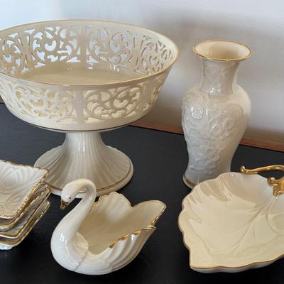 Lenox Assorted 24kt Gold Trim Lot 2