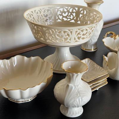 Lenox Assorted 24kt Gold Trim Lot 2