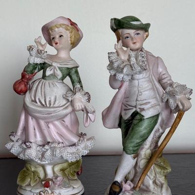 Vintage Kalk Germany Dresden-Style Figurines