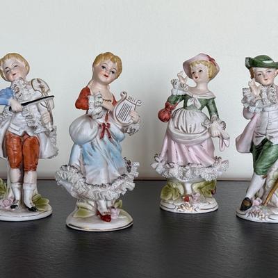 Vintage Kalk Germany Dresden-Style Figurines