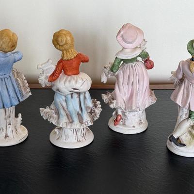 Vintage Kalk Germany Dresden-Style Figurines