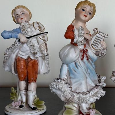 Vintage Kalk Germany Dresden-Style Figurines