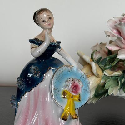 Capodimonte Porcelain Floral Arrangement Lot