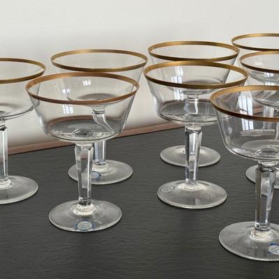 Vintage Lenox Eternal Champagne Glasses- set of 8