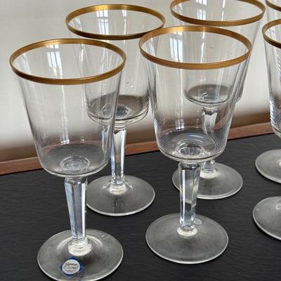 Vintage Lenox Eternity Wine Glasses- set of 8