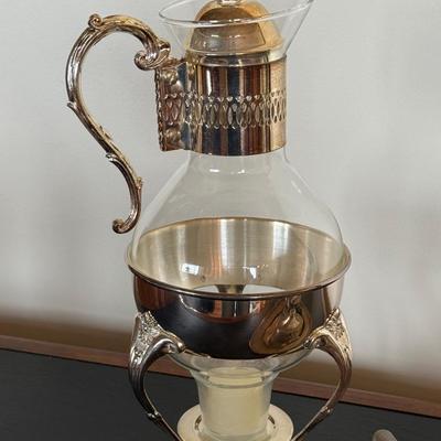 Vintage Coffee Decanter w/ Milk/Sugar Serving Pieces