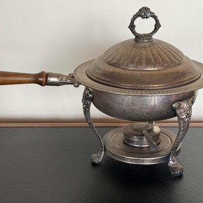 Vintage Silverplate Chafing Dish