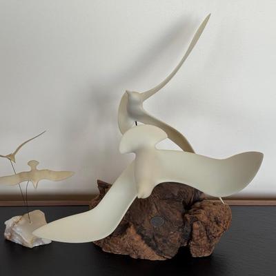 John Perry "Seagulls in Flight" Sculpture